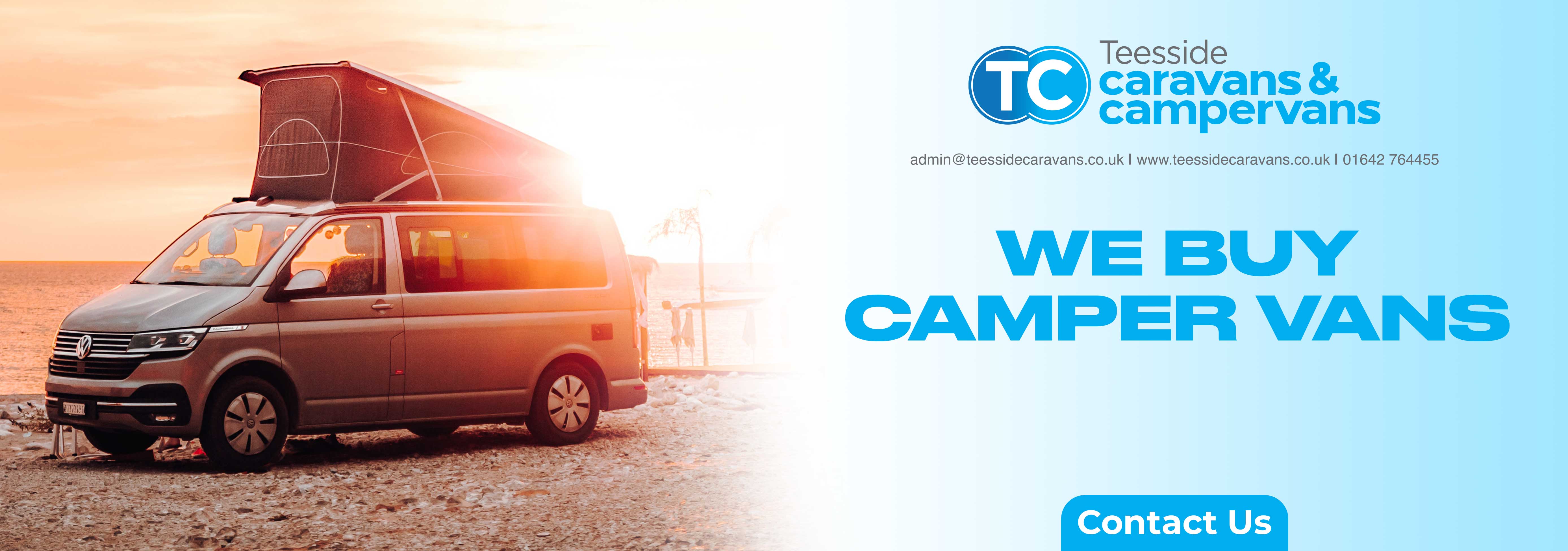 We buy campervans at Teeside Caravans