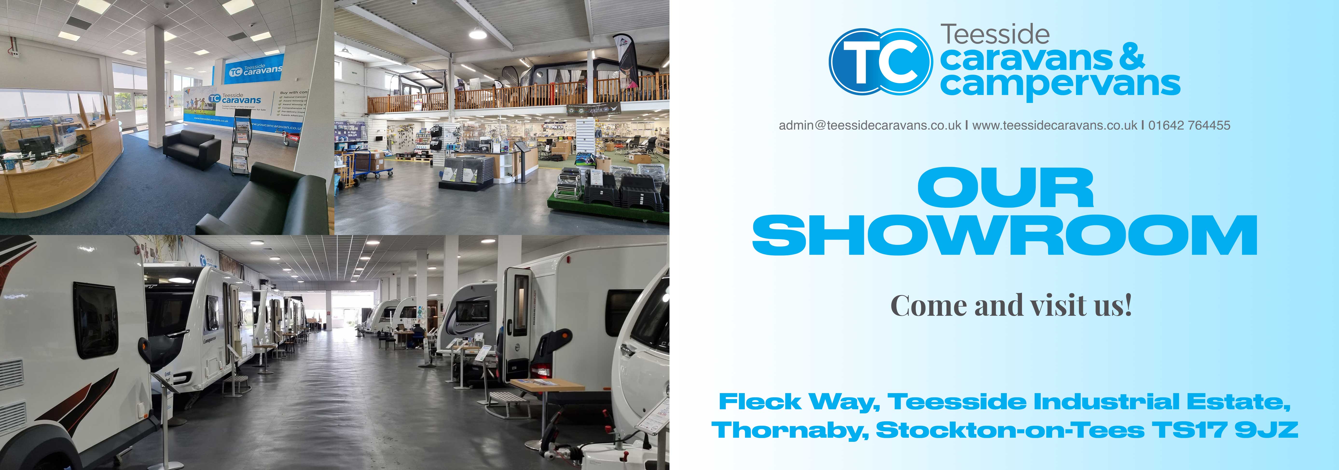 Largest range in the North east of New and Used Caravans